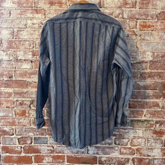 Gray Striped Men's long sleeve - Picture 4 of 6